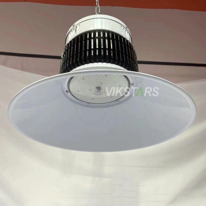 100W 150W 200W 250W Aluminium Fin LED High Bay Lampu Untuk Pencahayaan Komersial Dengan Reflektor 3
