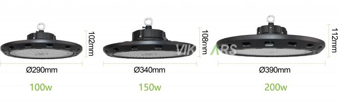 150lm/w UFO High Bay Lights Dengan Die-casting Aluminium Housing 5 Tahun Garansi EMC LED 7