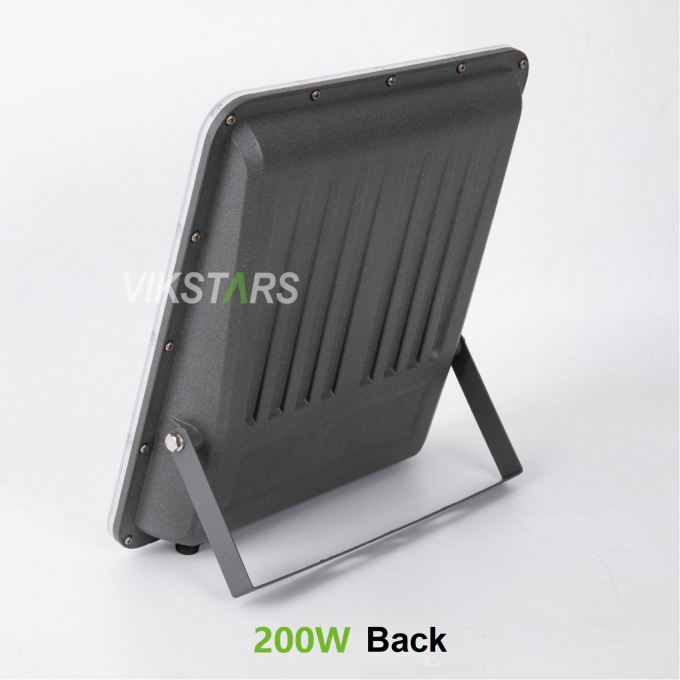 Aluminium Lampu Banjir Surya 100w 200w 300w 400w Untuk Yard Desa Gudang IP66 Waterproof 7