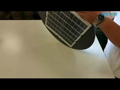 UFO Solar Garden Light Dengan Tiang 300W IP65 Outdoor Untuk Pemandangan Jalan Taman Taman