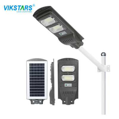 Beli 6V/ 8W 60W Semua Dalam Satu Lampu Jalan Tenaga Surya LED 120pcs Tiang Semen pembuatan online