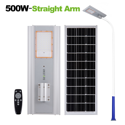 Beli IP66 500W 700W Lampu Jalan Solar Terintegrasi untuk Jalan Utama dengan Remote Control Aluminium Solar Street Light pembuatan online