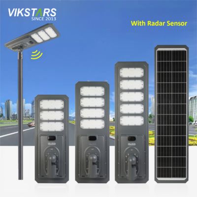 Beli Baru 100W 200W 300W 400W 500W All In One Aluminium Lampu Jalan Surya Untuk Grosir pembuatan online