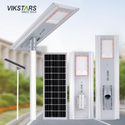 Beli 500W 700W Terintegrasi Lampu Jalan Surya Semua Dalam Satu Lampu Surya Aluminium Untuk Jalan Utama pembuatan online
