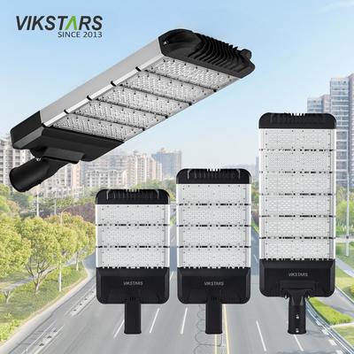 Beli Modul Lampu Jalan LED Hitam Abu-abu Dengan Lengan Yang Bisa Disesuaikan Harga Murah 50W 100W 200W 300W Lampu Jalan Umum Aluminium pembuatan online