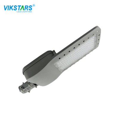 Waterproof 90w Solar Street Light Bahan Kaca Aluminium Die Cast