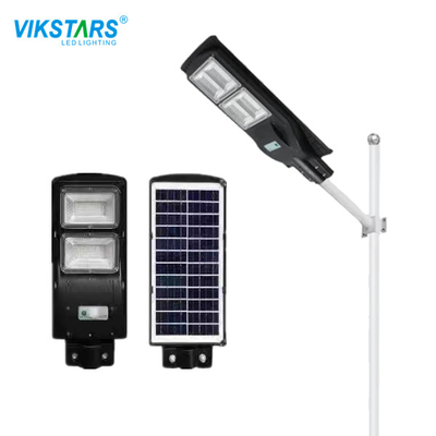 All In One Solar Street Courtyard Light Bahan ABS dengan housing Hitam