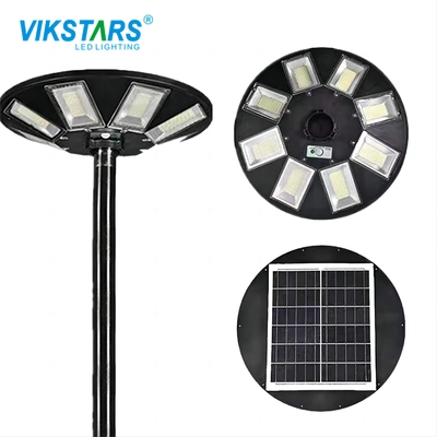 UFO 300W IP65 Lampu Taman Bertenaga Surya Untuk Pemandangan Jalan Taman