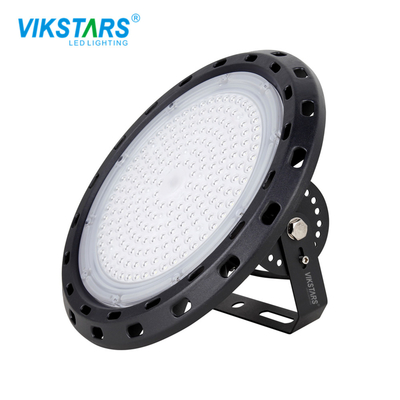240w Led High Bay 4000k Dengan Warna Perumahan Hitam Untuk Penerangan Bengkel