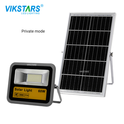 Wall Mounted LED Solar Flood Light 60/100 / 200w Untuk Bangunan Taman Taman