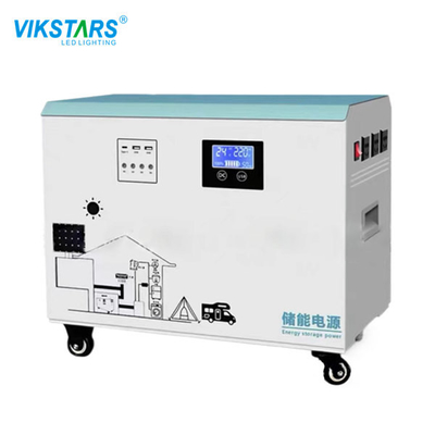 Pembangkit Listrik Portabel 3000w Kapasitas Baterai 3000WH Dengan Tampilan Digital Tegangan