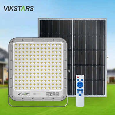 60w 100w 200w 300w LED Lampu Banjir Surya Baterai Tergantikan Airproof Luar