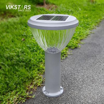 IP65 Waterproof Solar Powered Garden Lawn Pillar Lampu Lampu Surya Untuk Luar Ruangan