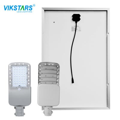 11.1V 40AH LED Solar Street Lights 2.4G Remote Controller Dia 60mm Pole