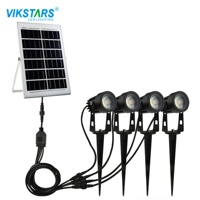 ODM 6V / 1.5W Outdoor Solar Powered Lawn Lights 6500K RGB Untuk Jalur Lansekap