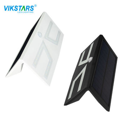 Courtyard DC 3.2V Solar Powered LED Wall Light 4pcs RGB IP65 6000K