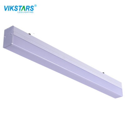 ODM Suspended Linear Led Lighting IP66 265V Untuk Pusat Perbelanjaan Kantor