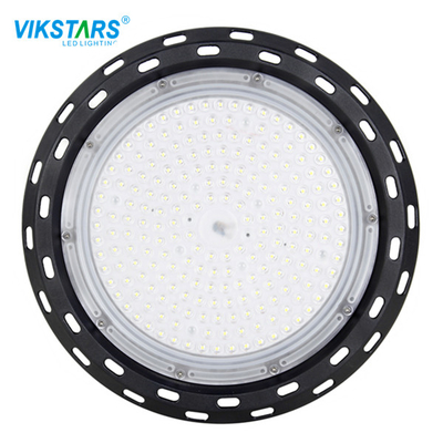 Pencahayaan Industri 200W UFO SMD 3030 LED Teluk Tinggi IP65 Tahan Air ICE CE Disetujui